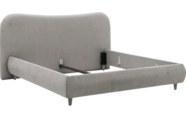 Goossens bedframe pecaro grijs stof - 8229398-05