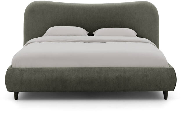 Goossens bedframe pecaro groen stof - 8229399-02
