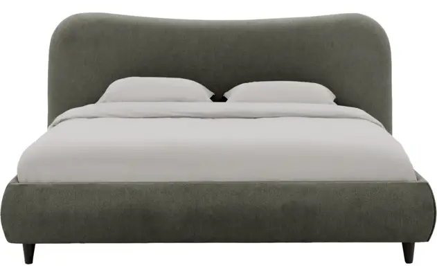 Goossens bedframe pecaro groen stof - 8229399-02