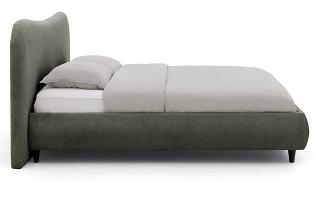 Goossens bedframe pecaro groen stof - 8229399-03