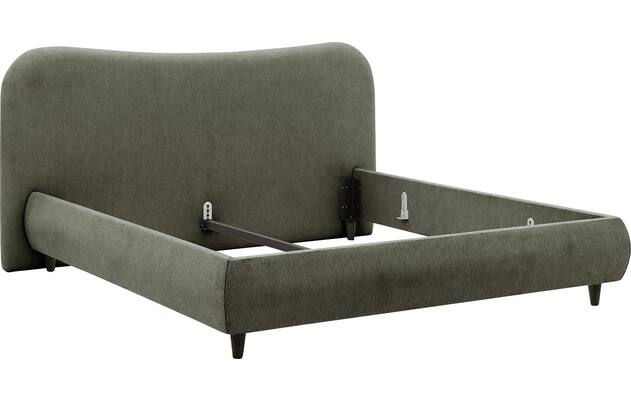 Goossens bedframe pecaro groen stof - 8229399-05