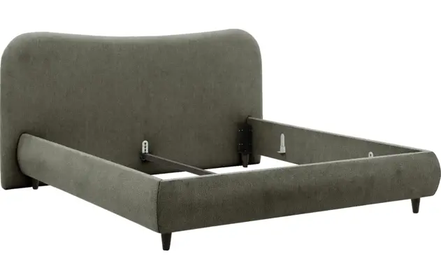 Goossens bedframe pecaro groen stof - 8229399-05