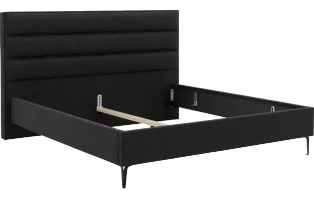 Goossens bedframe elite grijs stof - 8229400-06