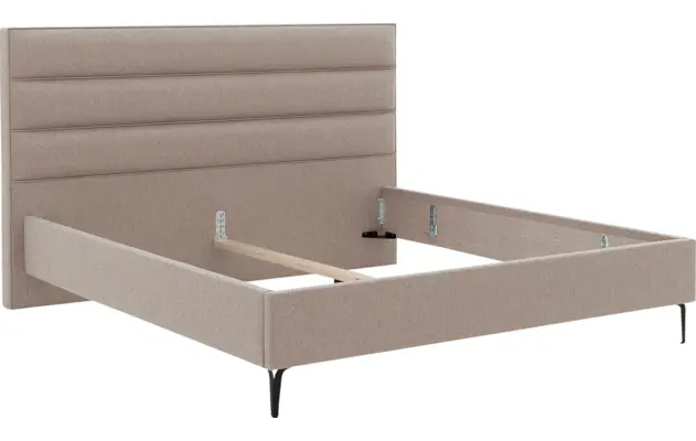 Goossens bedframe elite bruin stof - 8229401-06