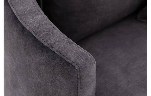 Goossens fauteuil bonne grijs stof - 8229417-05