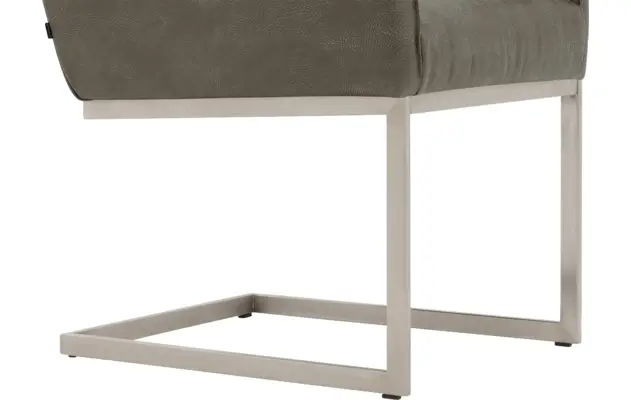 Goossens excellent eetkamerstoel tom grijs leer - 8229419-04