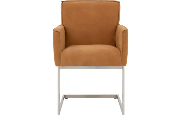 Goossens excellent eetkamerstoel tom bruin leer - 8229422-03