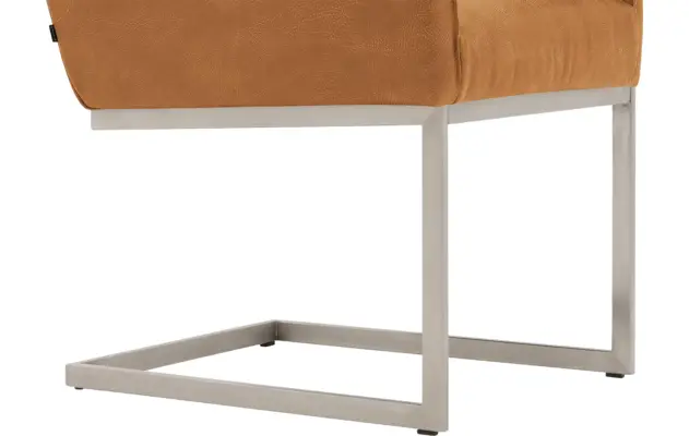 Goossens excellent eetkamerstoel tom bruin leer - 8229422-04