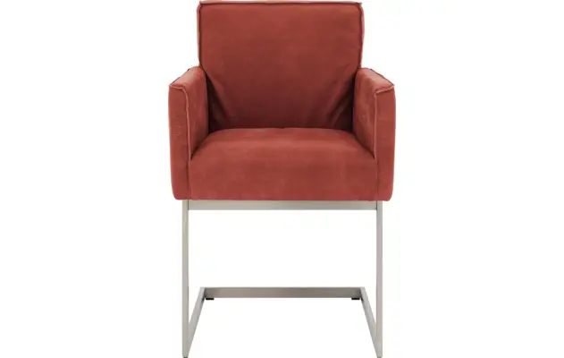 Goossens excellent eetkamerstoel tom rood leer - 8229424-01