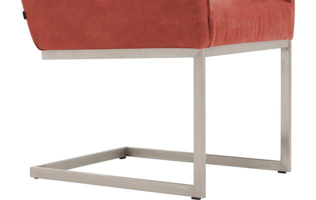 Goossens excellent eetkamerstoel tom rood leer - 8229424-04