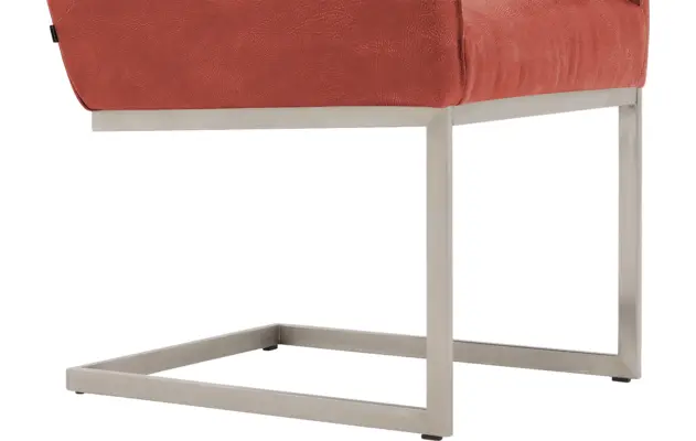 Goossens excellent eetkamerstoel tom rood leer - 8229424-04