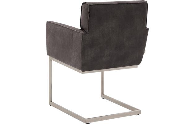 Goossens excellent eetkamerstoel tom bruin leer - 8229425-02