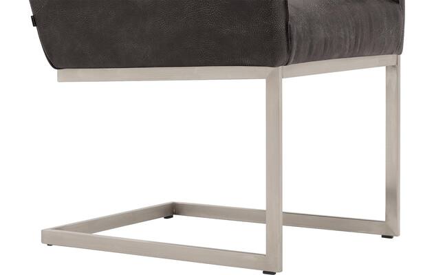 Goossens excellent eetkamerstoel tom bruin leer - 8229425-04