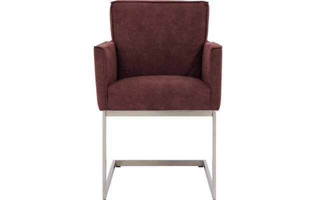 Goossens excellent eetkamerstoel tom rood micro leer - 8229429-03