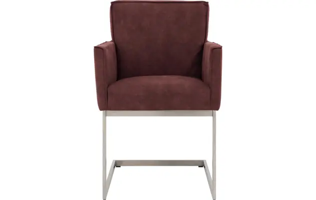 Goossens excellent eetkamerstoel tom rood micro leer - 8229429-03