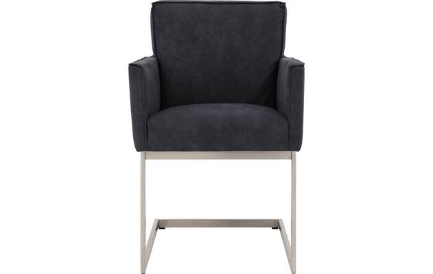 Goossens excellent eetkamerstoel tom blauw micro leer - 8229430-03