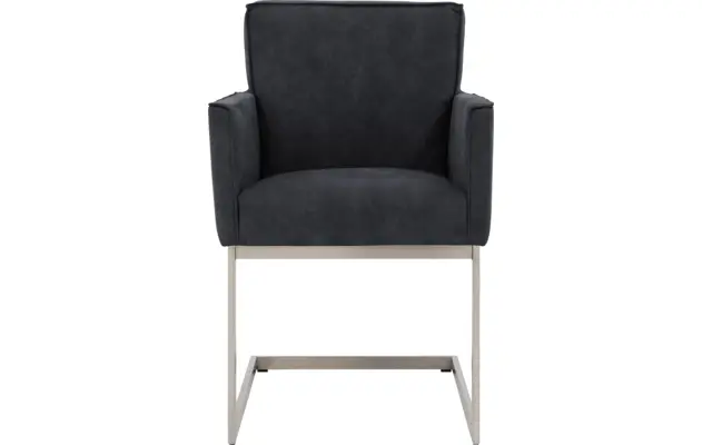 Goossens excellent eetkamerstoel tom blauw micro leer - 8229430-03