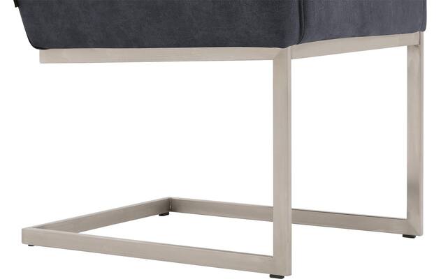 Goossens excellent eetkamerstoel tom blauw micro leer - 8229430-04