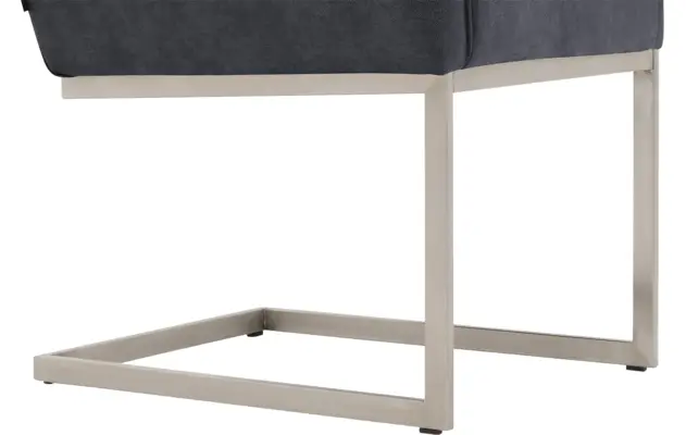 Goossens excellent eetkamerstoel tom blauw micro leer - 8229430-04