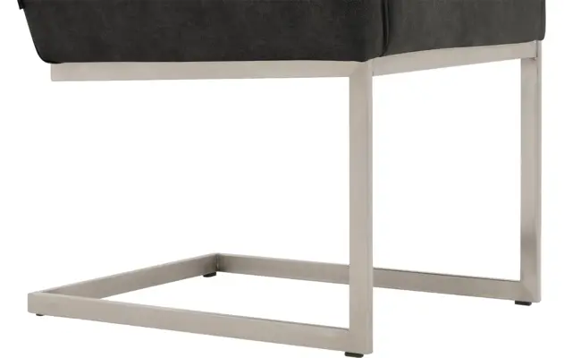 Goossens excellent eetkamerstoel tom grijs micro leer - 8229431-04