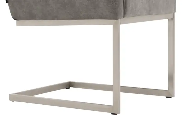 Goossens excellent eetkamerstoel tom grijs micro leer - 8229432-04