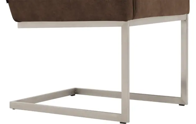 Goossens excellent eetkamerstoel tom bruin micro leer - 8229434-04