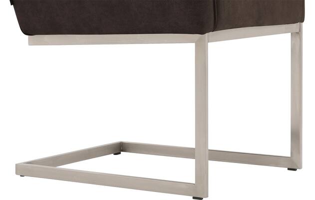 Goossens excellent eetkamerstoel tom bruin micro leer - 8229435-04
