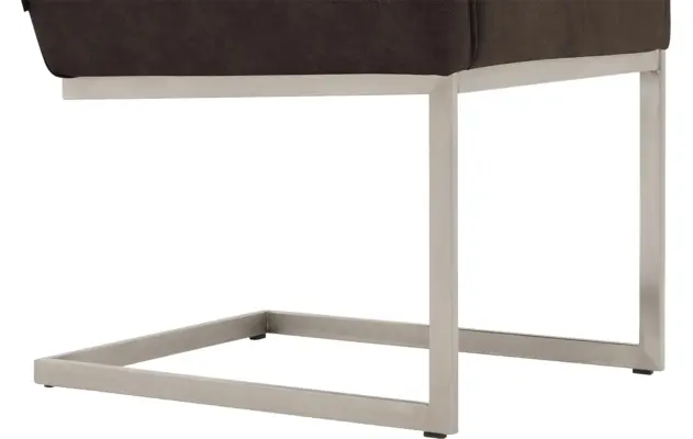 Goossens excellent eetkamerstoel tom bruin micro leer - 8229435-04