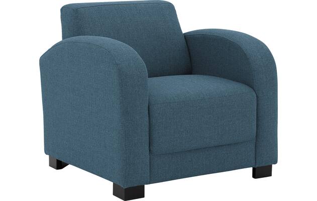 Goossens fauteuil my style blauw stof - 8229438-02
