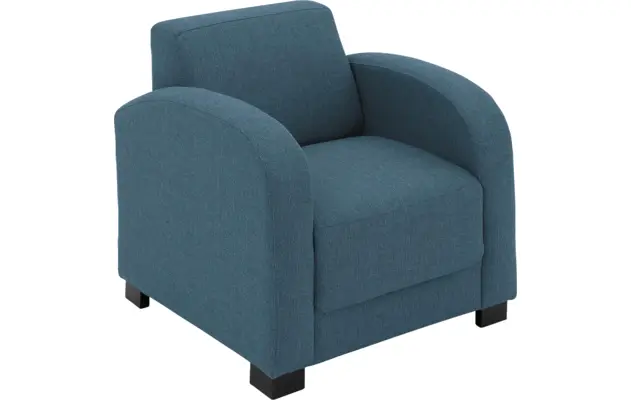 Goossens fauteuil my style blauw stof - 8229438-05