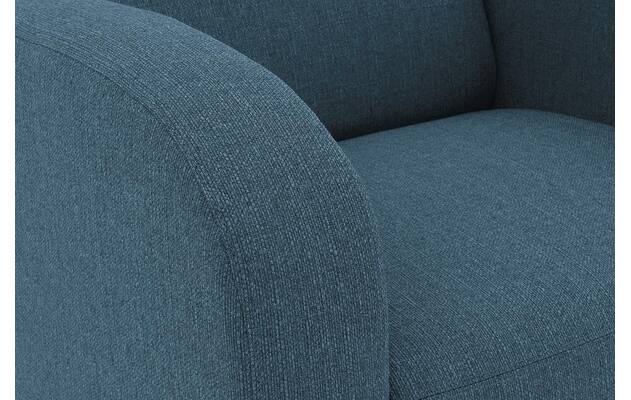 Goossens fauteuil my style blauw stof - 8229438-07