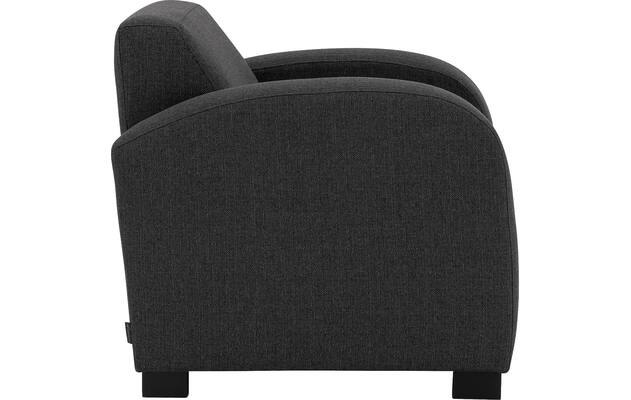 Goossens fauteuil my style zwart stof - 8229444-04