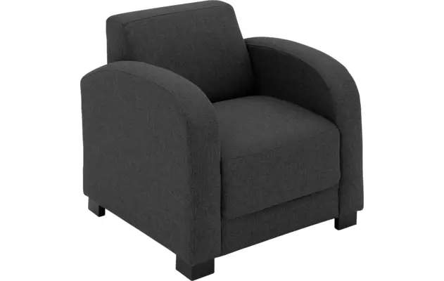 Goossens fauteuil my style zwart stof - 8229444-05