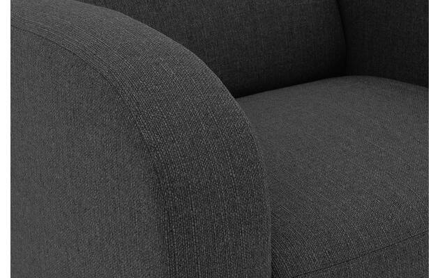 Goossens fauteuil my style zwart stof - 8229444-07