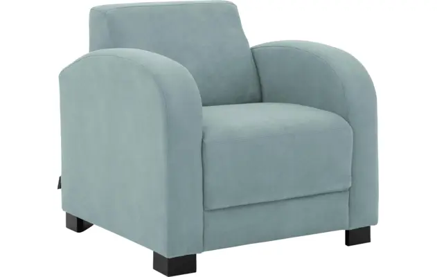 Goossens fauteuil my style blauw microvezel - 8229446-02