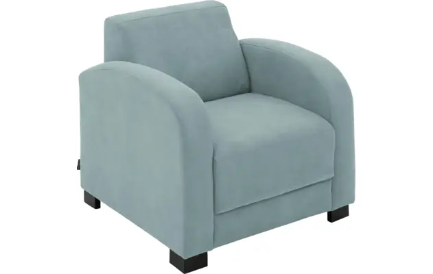 Goossens fauteuil my style blauw microvezel - 8229446-05