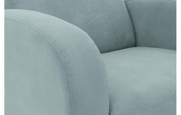 Goossens fauteuil my style blauw microvezel - 8229446-07