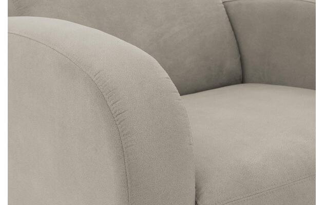 Goossens fauteuil my style grijs microvezel - 8229447-07