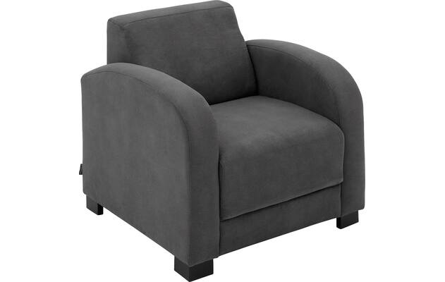 Goossens fauteuil my style grijs microvezel - 8229449-05