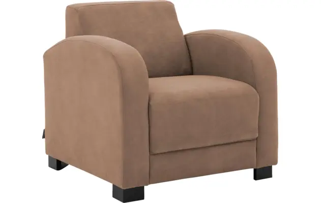 Goossens fauteuil my style bruin microvezel - 8229454-02