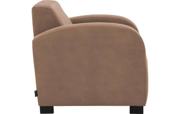 Goossens fauteuil my style bruin microvezel - 8229454-04