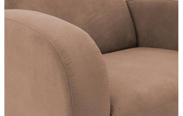 Goossens fauteuil my style bruin microvezel - 8229454-07