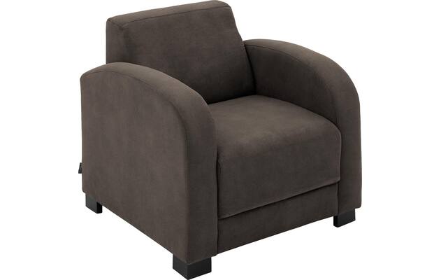 Goossens fauteuil my style bruin microvezel - 8229456-05