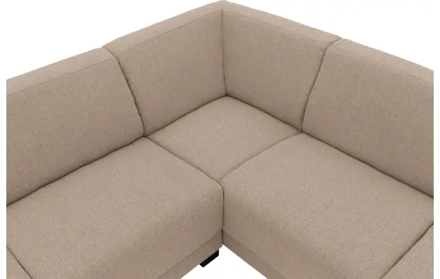 Goossens loungebank my style bruin stof - 8229459-06