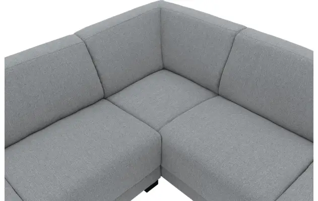 Goossens loungebank my style grijs stof - 8229464-06