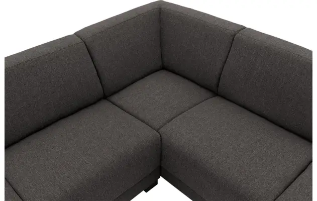 Goossens loungebank my style grijs stof - 8229465-06