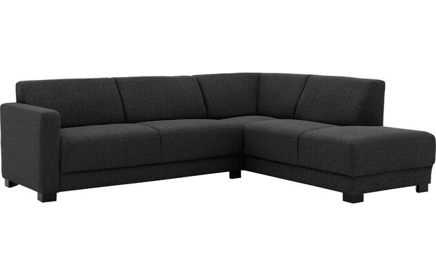 Goossens loungebank my style zwart stof - 8229467-02