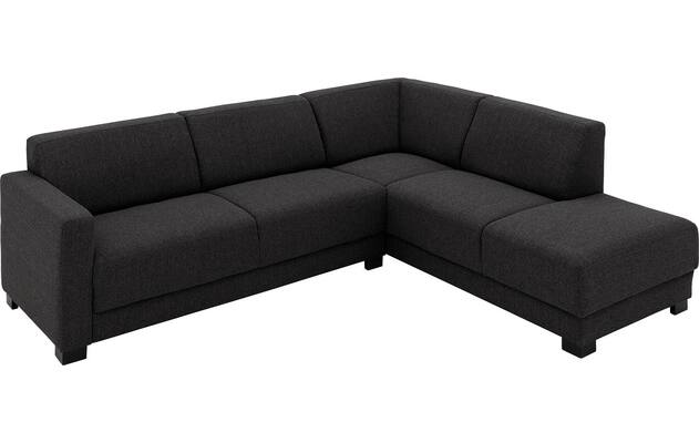 Goossens loungebank my style zwart stof - 8229467-04