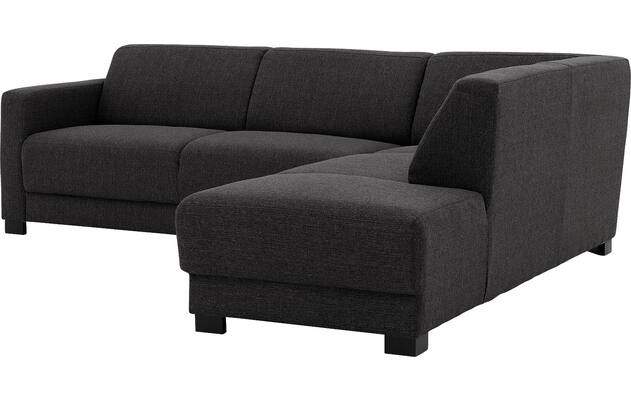 Goossens loungebank my style zwart stof - 8229467-05