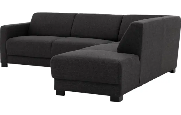 Goossens loungebank my style zwart stof - 8229467-05